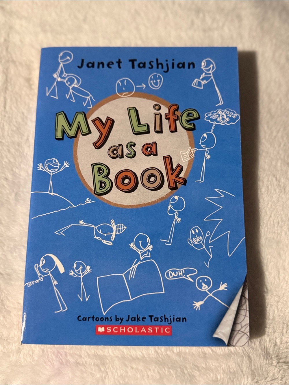 Children's novel "My Life as a Book" by Janet Tashjian